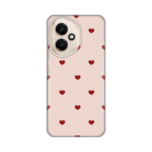 Silikonska maska / futrola print za Huawei Honor 400 Beige Hearts.