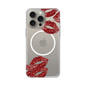 Maska / futrola print Magsafe za iPhone 15 Pro Max 6.7 Kisses.