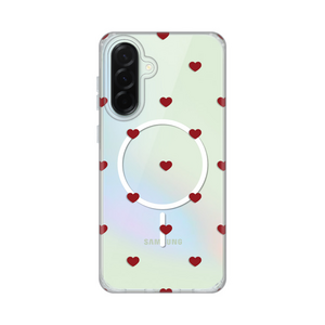 Maska / futrola print Magsafe za Samsung A366 Galaxy A36 5G Red Hearts.