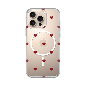 Maska / futrola print Magsafe za iPhone 16 Pro Max 6.9 Red Hearts.