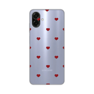 Silikonska maska / futrola print za Samsung A075F Galaxy A07 Red Hearts.