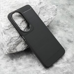 Silikonska maska / futrola BRUSHED za Huawei Honor X7b crna (MS).