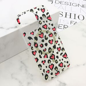 Maska / futrola LEOPARD MagSafe za iPhone 15 Pro Max (6.7) roze (MS).