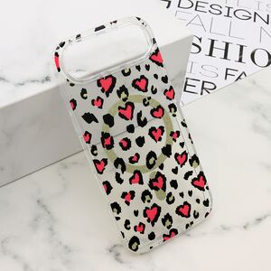 Maska / futrola LEOPARD MagSafe za iPhone 17 Air roze (MS).