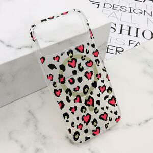 Maska / futrola LEOPARD MagSafe za iPhone 17 Pro Max (6.9) roze (MS).