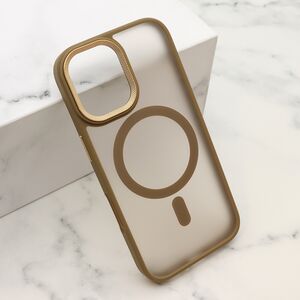 Maska / futrola SILKY MagSafe II za iPhone 17 zlatna (MS).