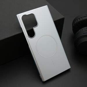 Maska / futrola PURE mat MagSafe za Samsung S928 Galaxy S24 Ultra 5G srebrna (MS).