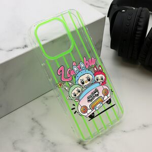 Maska / futrola print PARTY za iPhone 16 Pro (6.3) zelena LBB004 (MS).