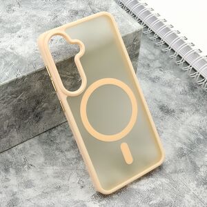 Maska / futrola SILKY MAGSAFE mat za Samsung S921 Galaxy S24 5G roze (MS).