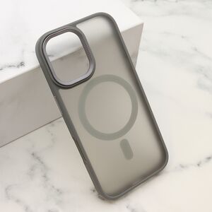 Maska / futrola SILKY MagSafe II za iPhone 17 siva (MS).