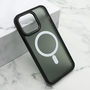 Maska / futrola SILKY MAGSAFE II za iPhone 14 Pro (6.1) crna (MS).