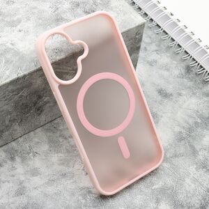 Maska / futrola SILKY MagSafe mat za iPhone 17 roze (MS).