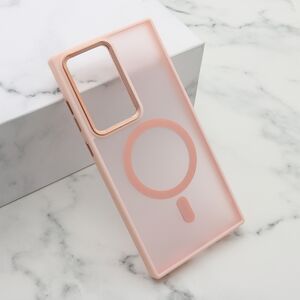 Maska / futrola SILKY MAGSAFE II za Samsung Galaxy S23 Ultra roze (MS).