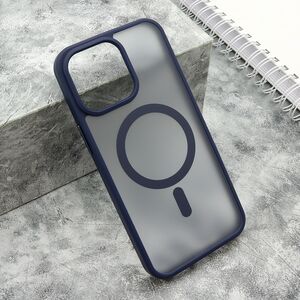 Maska / futrola SILKY MAGSAFE mat za iPhone 15 Pro Max (6.7) plava (MS).