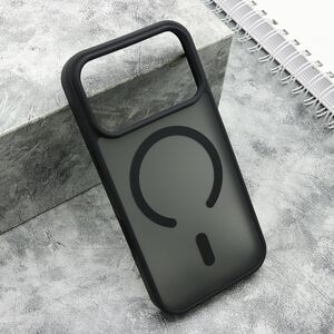 Maska / futrola SILKY MagSafe mat za iPhone 17 Pro crna (MS).