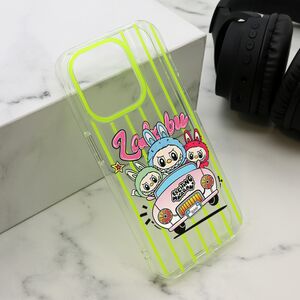 Maska / futrola print PARTY za iPhone 15 Pro (6.1) zuta LBB004 (MS).