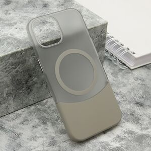 Maska / futrola PUZZLE za iPhone 15 siva (MS).