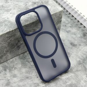 Maska / futrola SILKY MAGSAFE mat za iPhone 15 Pro (6.1) plava (MS).