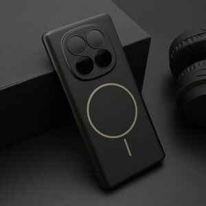Maska / futrola PURE mat MagSafe za Xiaomi Redmi Note 14 Pro 4G (Global) crna (MS).