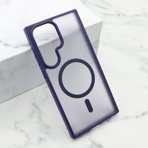 Maska / futrola SILKY MAGSAFE mat za Samsung S928 Galaxy S24 Ultra 5G ljubicasta (MS).