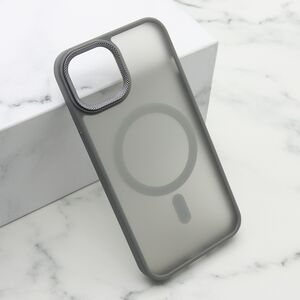Maska / futrola SILKY MAGSAFE II za iPhone 13 (6.1) siva (MS).