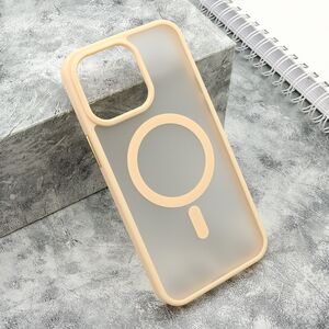 Maska / futrola SILKY MAGSAFE mat za iPhone 15 Pro Max (6.7) roze (MS).