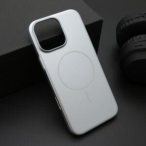 Maska / futrola PURE mat MagSafe za iPhone 16 Pro Max (6.9) srebrna (MS).