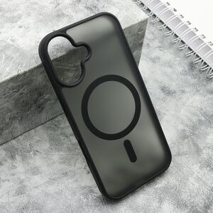 Maska / futrola SILKY MagSafe mat za iPhone 17 crna (MS).