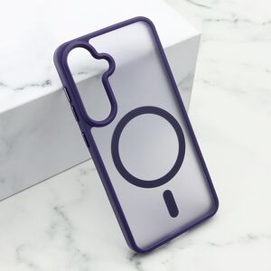 Maska / futrola SILKY MAGSAFE mat za Samsung S921 Galaxy S24 5G ljubicasta (MS).