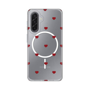 Maska / futrola print Magsafe za Samsung A175 Galaxy A17 Red Hearts.