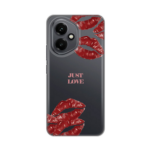 Silikonska maska / futrola print ultra tanka za Huawei Honor 400 Just Love Pink.