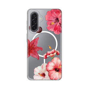 Maska / futrola print Magsafe za Samsung A175 Galaxy A17 Hibiscus.