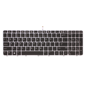 Tastatura za laptop HP 850 G3 mali enter sivi frame.
