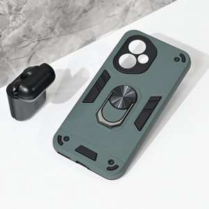 Maska / futrola Hard Ring za Huawei Honor 400 tamno siva.