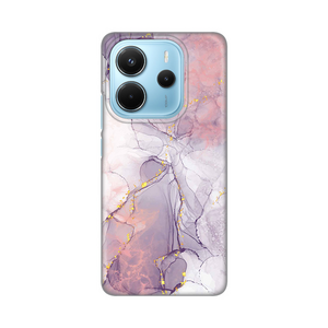 Silikonska maska / futrola print za Xiaomi Redmi Note 14 4G (SRB) Pink Marble.