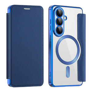 Maska / futrola Magsafe Lux na preklop za Samsung S941 Galaxy S26 plava.