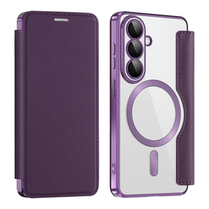 Maska / futrola Magsafe Lux na preklop za Samsung S941 Galaxy S26 ljubicasta.