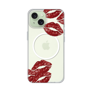 Maska / futrola print Magsafe za iPhone 15 Kisses.