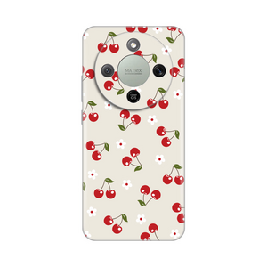 Silikonska maska / futrola print za Huawei Honor Magic 8 Lite Cherry and Flowers.
