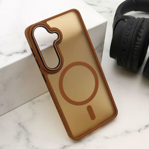 Maska / futrola COLOR LOOK MagSafe za Samsung S941 Galaxy S26 5G braon (MS).
