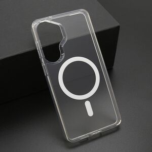 Maska / futrola COLOR FRAME MagSafe za Samsung S946 Galaxy S26 Plus 5G srebrna (providna) (MS).