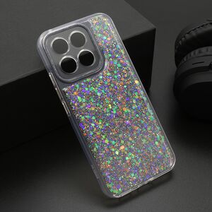 Maska / futrola CRYSTAL GLOW za Huawei Honor X8c srebrna (MS).