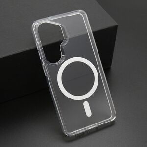 Maska / futrola COLOR FRAME MagSafe za Samsung S941 Galaxy S26 5G srebrna (providna) (MS).