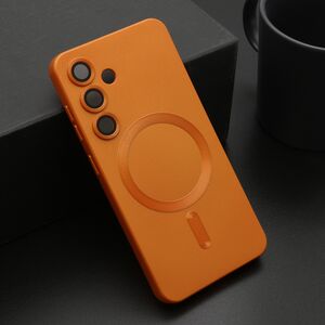 Maska / futrola ELEGANT MAGSAFE za Samsung S931 Galaxy S25 5G narandzasta (MS).