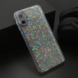 Maska / futrola CRYSTAL GLOW za Samsung A075F Galaxy A07 srebrna (MS).