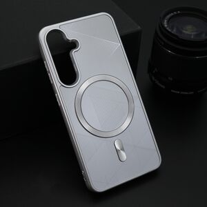 Maska / futrola ZEN SHIELD MagSafe za Samsung S921 Galaxy S24 5G srebrna (MS).