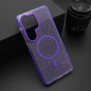 Maska / futrola SPARKLING LOOK MagSafe za Samsung S948 Galaxy S26 Ultra 5G ljubicasta (MS).