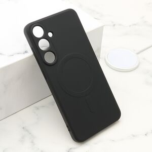 Maska / futrola VELVET TOUCH MagSafe za Samsung S936 Galaxy S25 Plus 5G crna (MS).