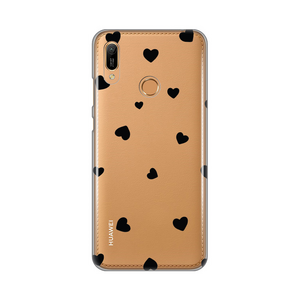 Silikonska maska / futrola print ultra tanka za Huawei Huawei Y6 (2019)/Honor 8A Hearts.