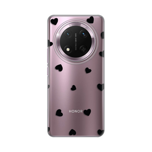 Silikonska maska / futrola print ultra tanka za Huawei Honor Magic 7 lite Hearts.